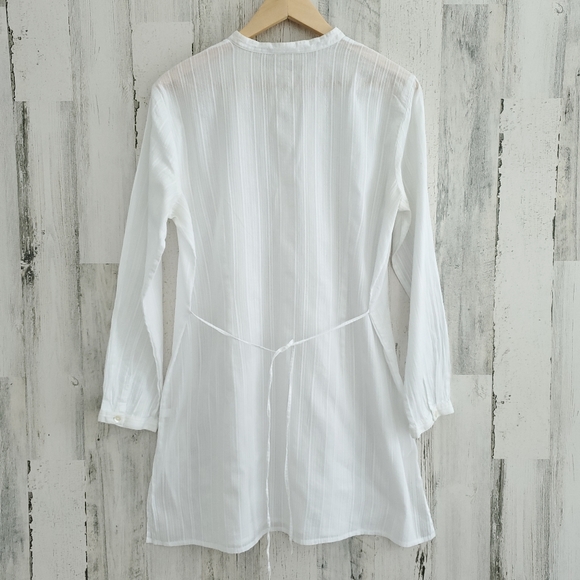 J.Jill Top Pintucked Cotton Tunic - Picture 7 of 10
